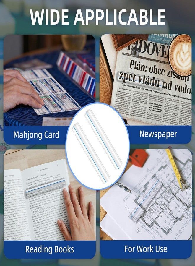 LogicTwist 2 Pack Mahjong Line Finder,Mahjong Line Reader for NMJL Card with Guiding Line,Practical Gift for Mahjong Players,Mahjong Essential Accessories Set - Image 5